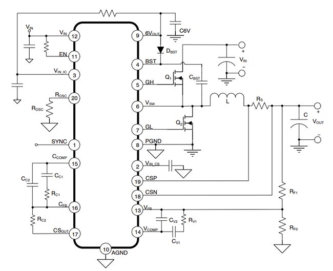 onsemi NCV8856A Automotive Synchronous Buck Controller